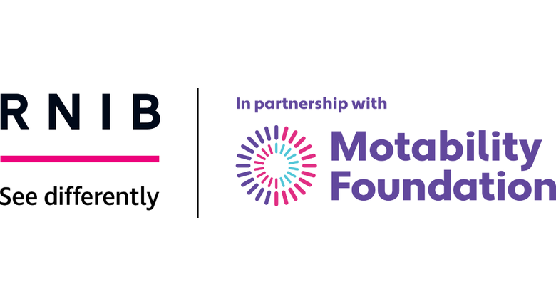 RNIB & Motability Foundation logos