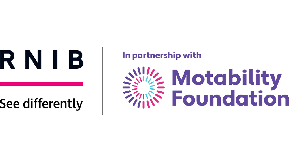 RNIB & Motability Foundation logos